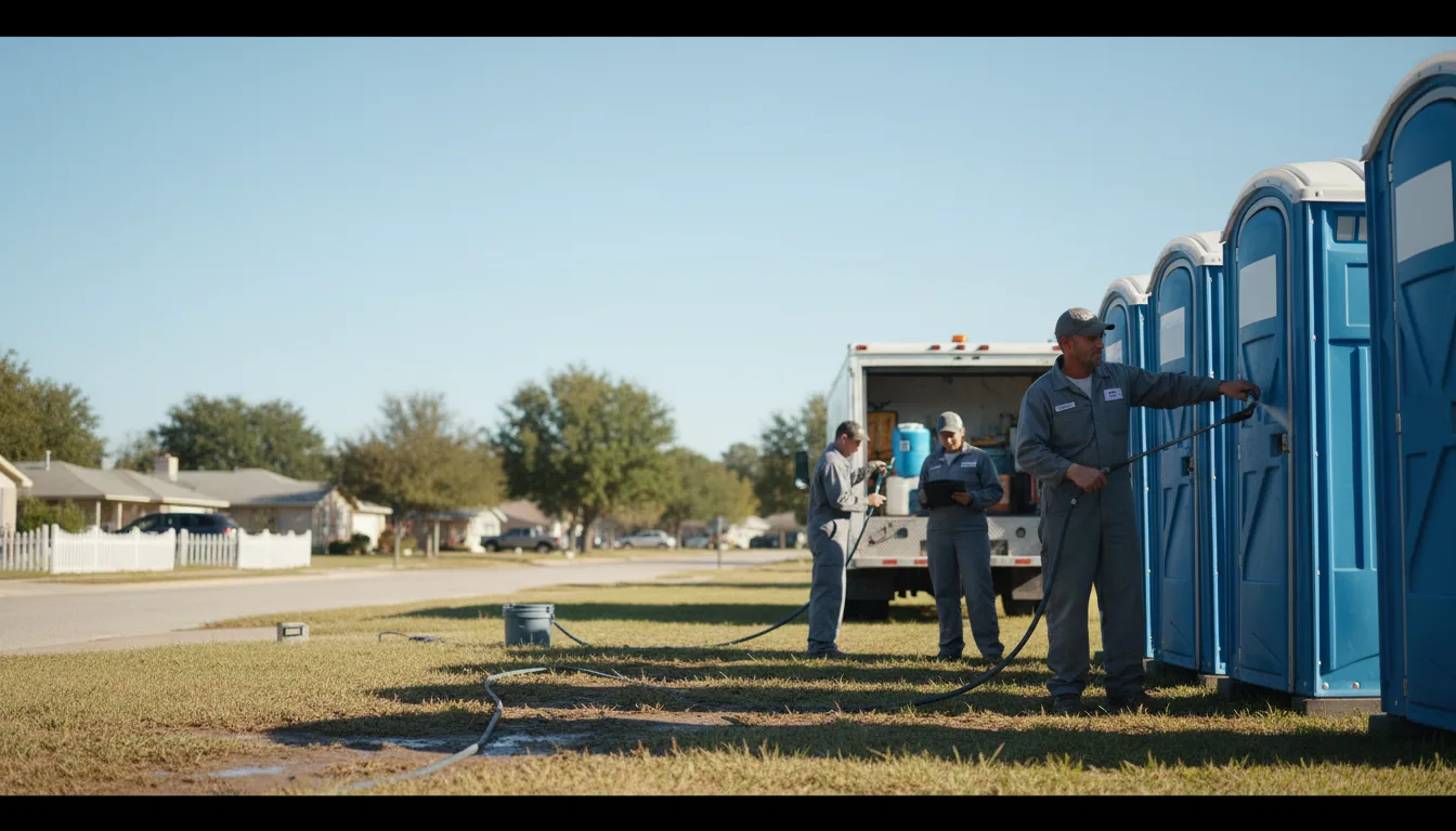 Long-Term Portable Toilet Rental in Dickinson, TX near me